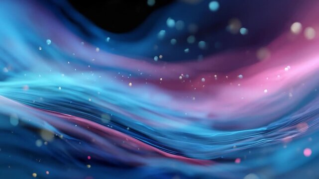 Abstract Flowing Aurora: A mesmerizing dance of vibrant colors unfolds, evoking a sense of wonder and the cosmos, perfect for designs that aim to captivate and inspire.