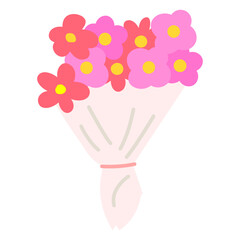 Cute Flower Bouquet Stickers