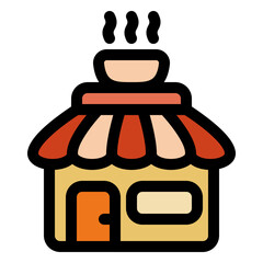 Tea shop icon