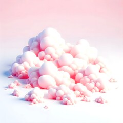 pink rose petals on pink background