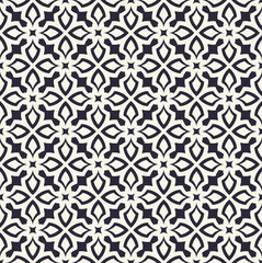 Indigo Geometric Seamless Pattern Design, Abstract Background