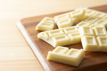 ホワイトチョコレートのイメージ