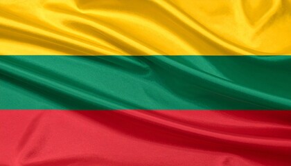 Fototapeta premium Lithuania flag, symbolic, national pride
