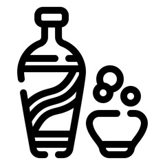 Sparkling water icon