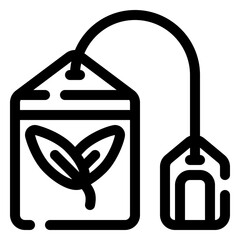 Tea bag icon