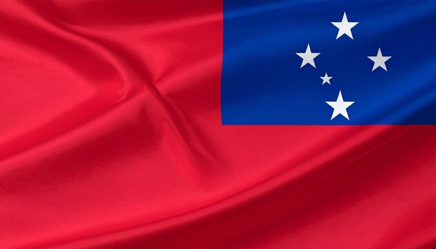 Samoa flag, celestial, island symbolism