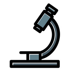 microscope vector illustration