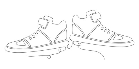 continuous line shoes 