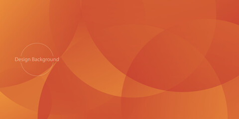 Abstract Orange geometric circle pattern gradient illustration background. 3d look and simple pattern. Cool design and luxury. Eps 10 vector