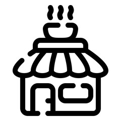 Tea shop icon