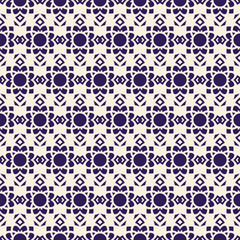 Indigo Bloom Damask Pattern: Decorative Design for Wallpaper and Textiles