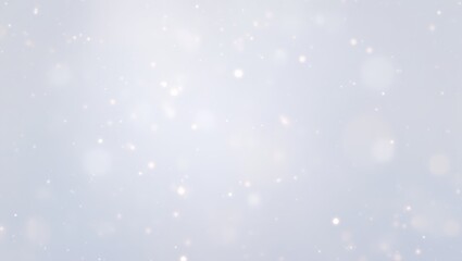 Fototapeta premium Soft pastel blue background with glowing white sparkles and bokeh light effects, dreamy and luminous atmosphere, twinkling star lights, ethereal and magical aesthetic, high-quality soft focus backgrou