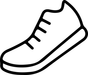 vector illustration of a shoe icon