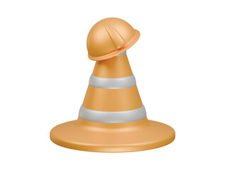 safety equipment icon 3d illustration render