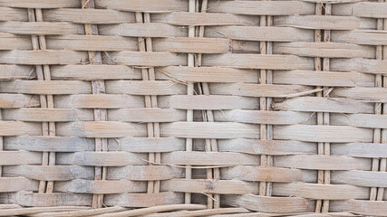 Close up of a wicker texture. Background