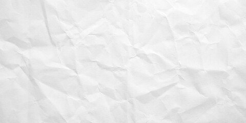 Fototapeta premium White folded and wrinkled paper texture background