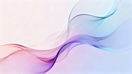 Obraz premium Abstract waves with soft and flowing colors in modern design