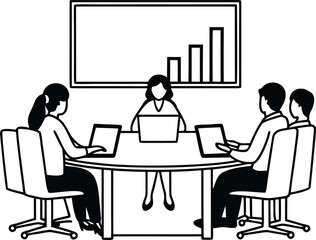 Fototapeta premium business meeting in office