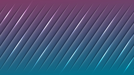 Obraz premium Diagonal Gradient Stripes with Light Glare Abstract Background