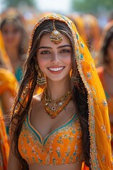 Vibrant Punjabi Suits Showcase in Traditional Dance