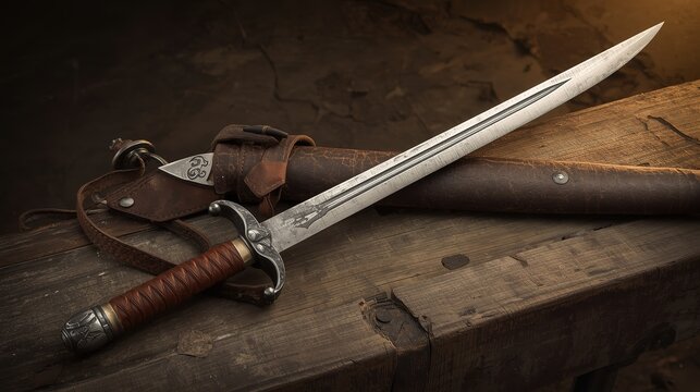 "Antique Pirate Cutlass &ndash; Historical Battle Sword Replica,,