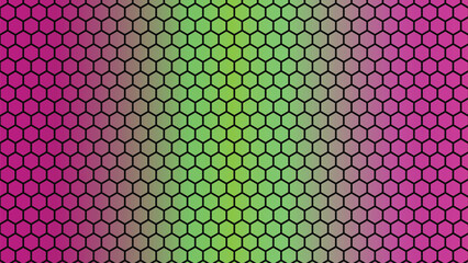 Modern Abstract Hexagon Gradient Pattern Background with vector illustration