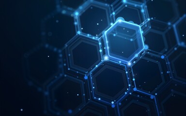 hexagon concept design abstract technology background vector EPS10. High quality