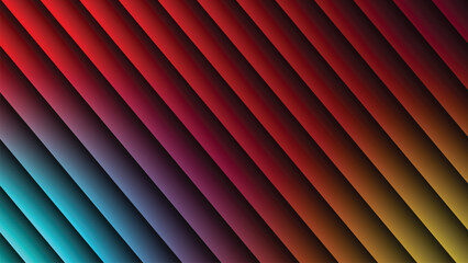 Modern Abstract Colorful Gradient Geometric Lines Stripes Background Design with vector illustration