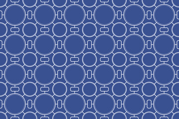 3639_Linked Circle Chain Seamless Pattern