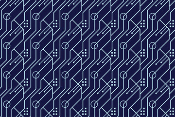 3651_Minimalist Diagonal Circuit Line Pattern