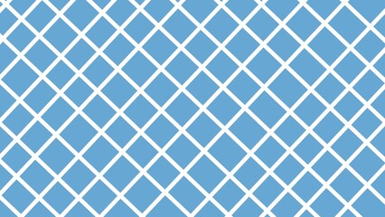 Parallel and intersecting lines forming squares on blue background, geometric pattern, minimal design