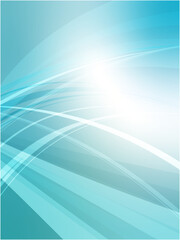 Light Blue Abstract Wave Background Illustration