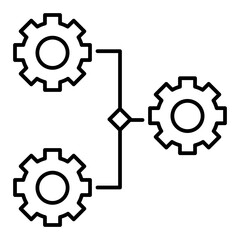 combination line icon with editable stroke