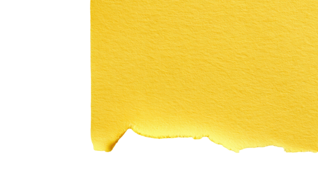 Torn golden paper edge contrasts against a void, textured