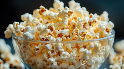 Popcorn in bowl