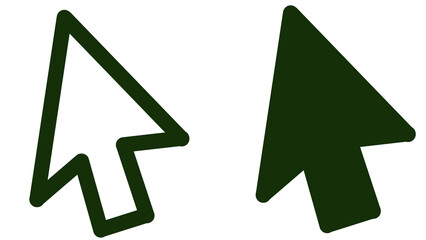 Two arrow icons, navigation symbols, minimal design