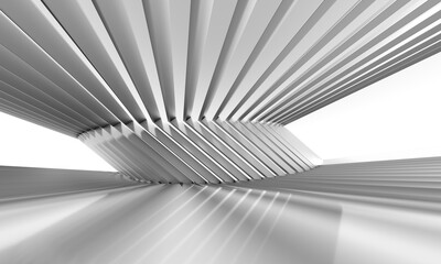 Naklejka premium Abstract architecture background 3d render