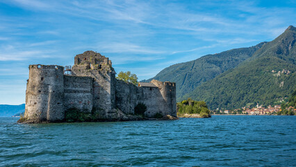 Naklejka premium Castelli di Cannero - Lago Maggiore