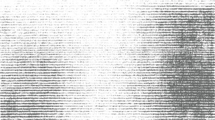dense pattern of gray scribbled lines and text fragments on white background.