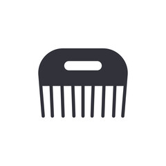 Styling Hair Comb Icon, Grooming Implement, Hairstyle