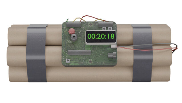 3d rendering simple c4 bomb