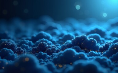 Seamless cloud computing network background pattern. High quality