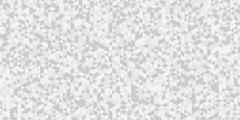 Abstract vector low polygon cubic white and gray vector poly triangle texture geometric pattern composed triangular. geometric wall tile and metal cube triangle wallpaper design background.	