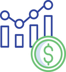 Abstract geometric composition with vibrant color elements and text placeholders