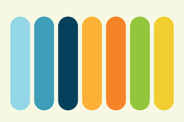 set of colorful banners