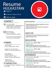 Chef resume template design