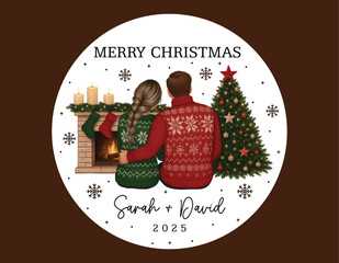 Christmas ornament SVG design