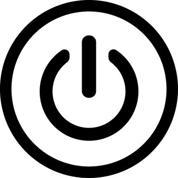 Universal Power Button Icon Switch