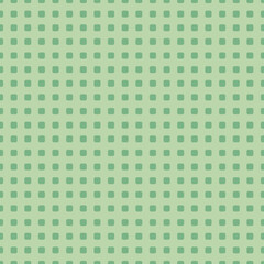 Seamless rounded square grid vector in soft green and pale green tones, perfect for web backgrounds, stationery, and graphic projects.