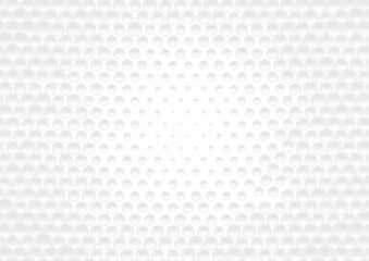 Light grey and white 3d halftone circles abstract minimal geometric background